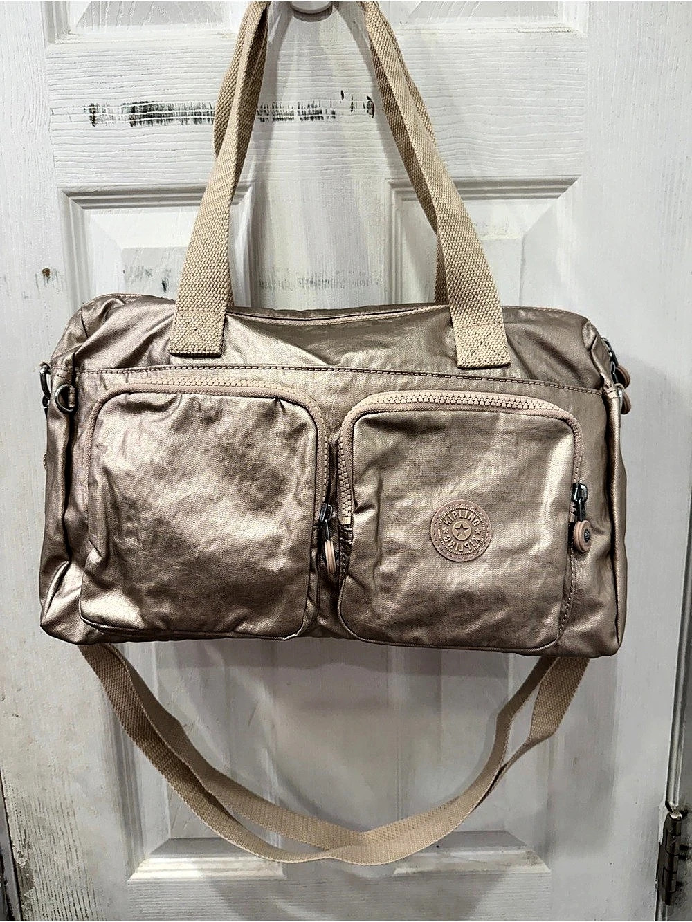 Kipling Cyrene front pocket satchel tote A293707